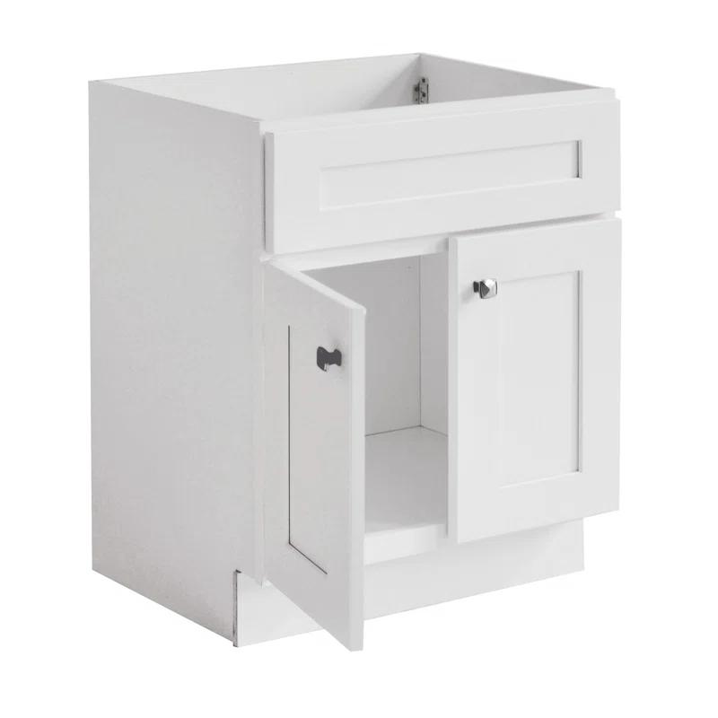 Design House Brookings 30 Inch Bathroom Vanity, Ready to Assemble, Solid Wood, Sherwin Williams – Design House, 587089