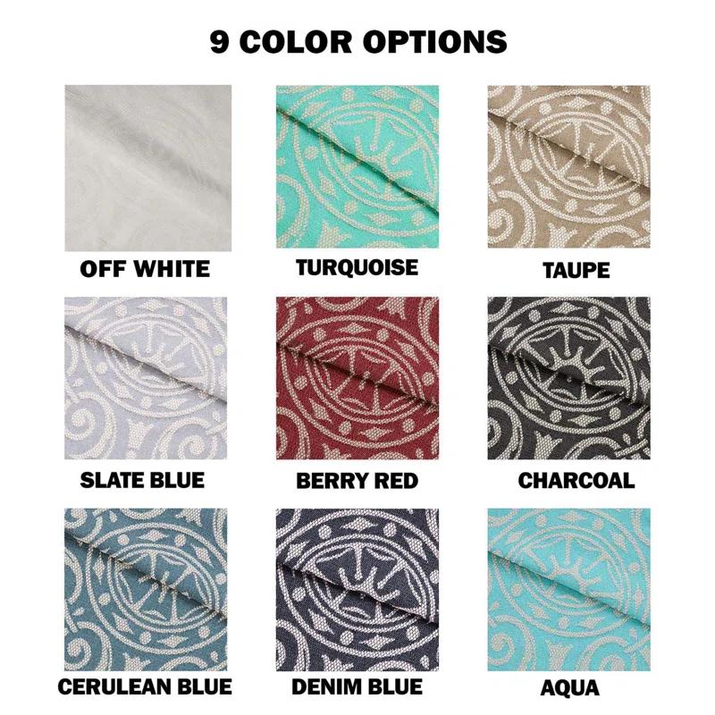 Superior Rio Lightweight Cotton Blend Woven Jacquard Traditional Medallion Bedspread/Coverlet Set