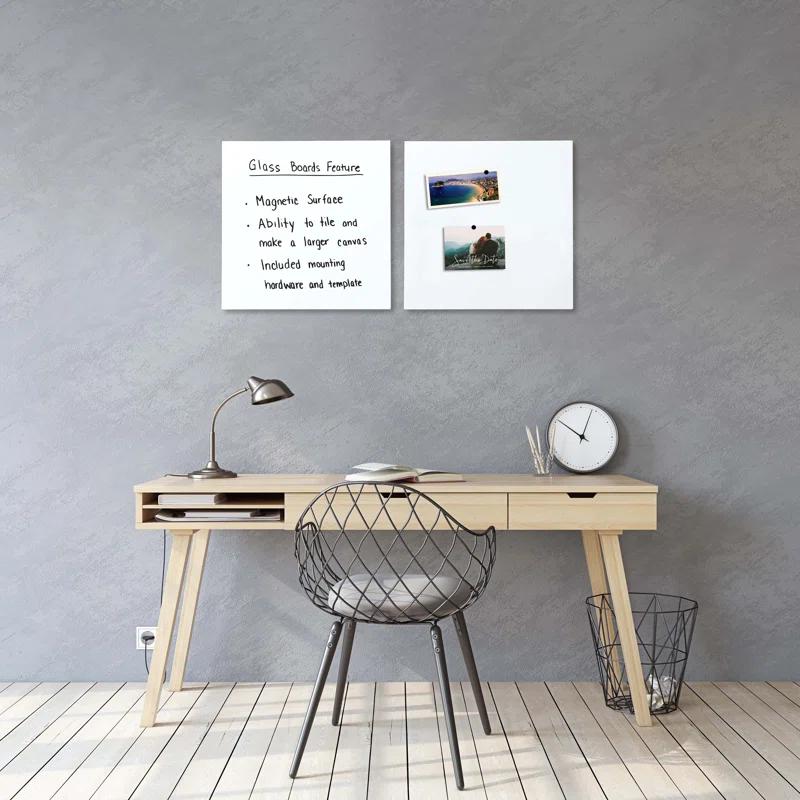 BirdRock Home BirdRock Home Wall Glass Magnetic Oversized - 8 ' & Up Whiteboard (Set of 2)
