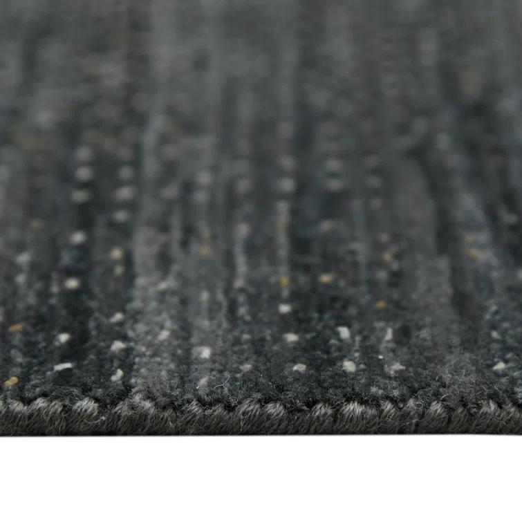 AMER Rugs Dazzle Hand Knotted Wool/Silk Gray Area Rug | Perigold
