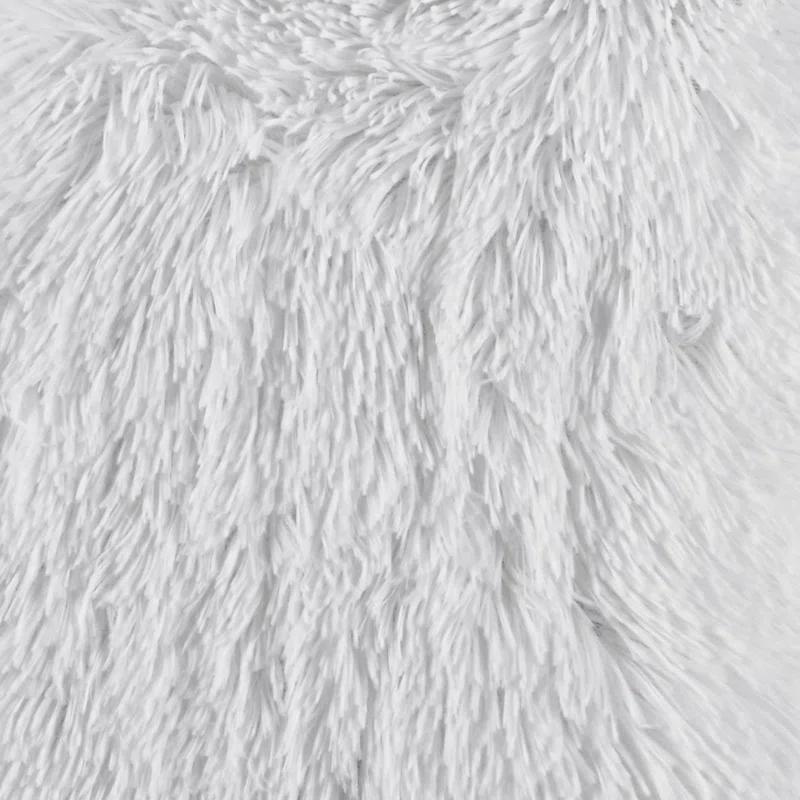 Faux Fur Reversible Throw Pillow (Set of 2)
