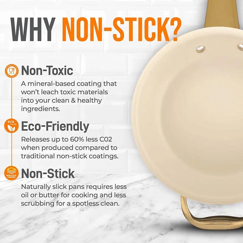 NutriChef NutriChef 14 in. Non Stick Aluminum Frying Pan