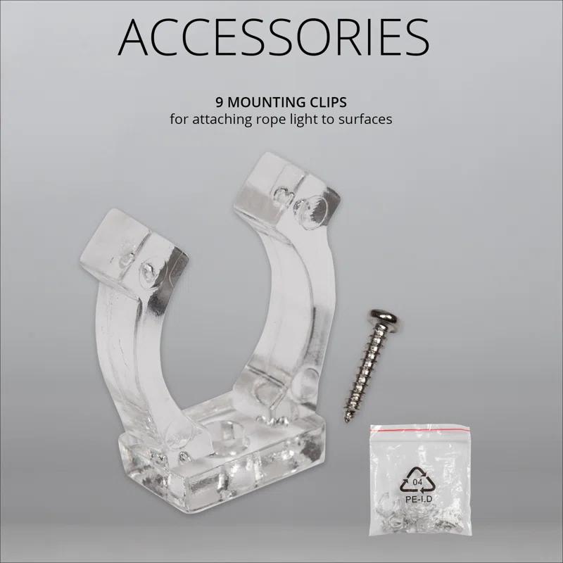 18FT 216 Light End-to-End Connectable LED Rope Lights