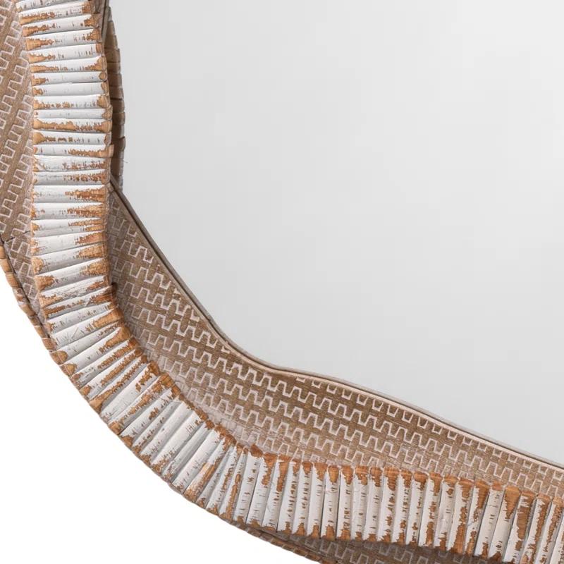 Joss & Main Janis Engineered Wood Flat Wall Mirror