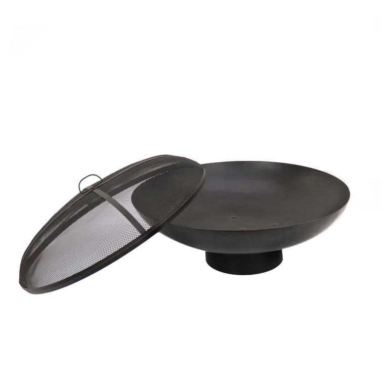 17 Stories Anija Round Cast Iron Smokeless Fire Pit