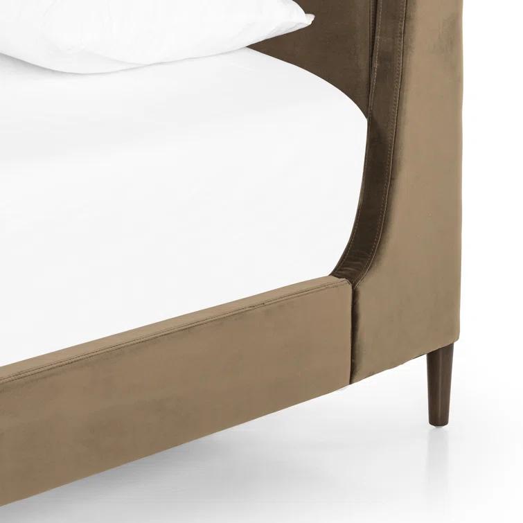 Rexford Platform Bed - Cream / King
