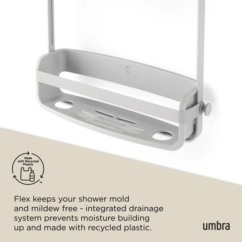 Umbra Flex Wall Mounted Optional Shower Caddy
