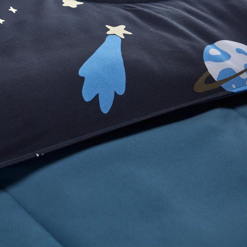 Sleep Zone Galaxy Bedding Set