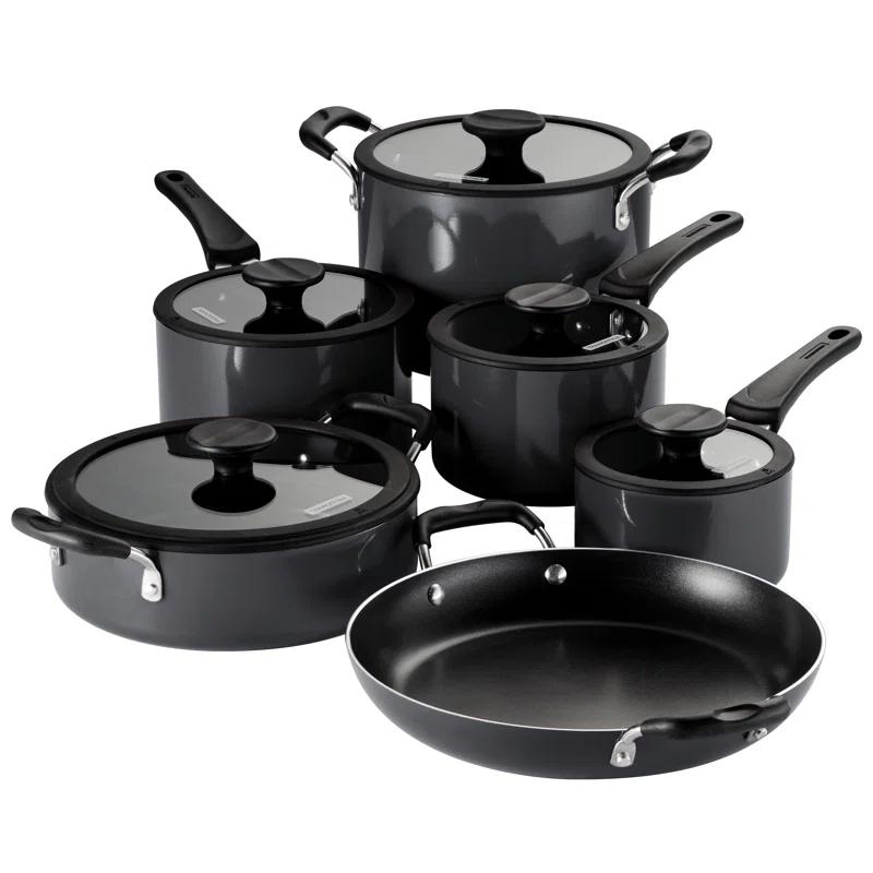Tramontina Tramontina Aluminum Non Stick 11 Pc Nesting Cookware Set