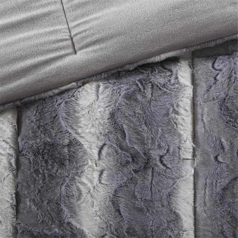 Madison Park Zuri Faux Fur Comforter Set & Reviews | Wayfair