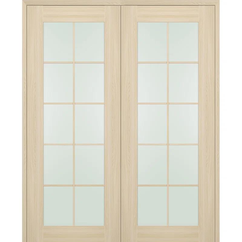 Belldinni Avon 10 Lite Solid + Manufactured Wood Paneled French Doors