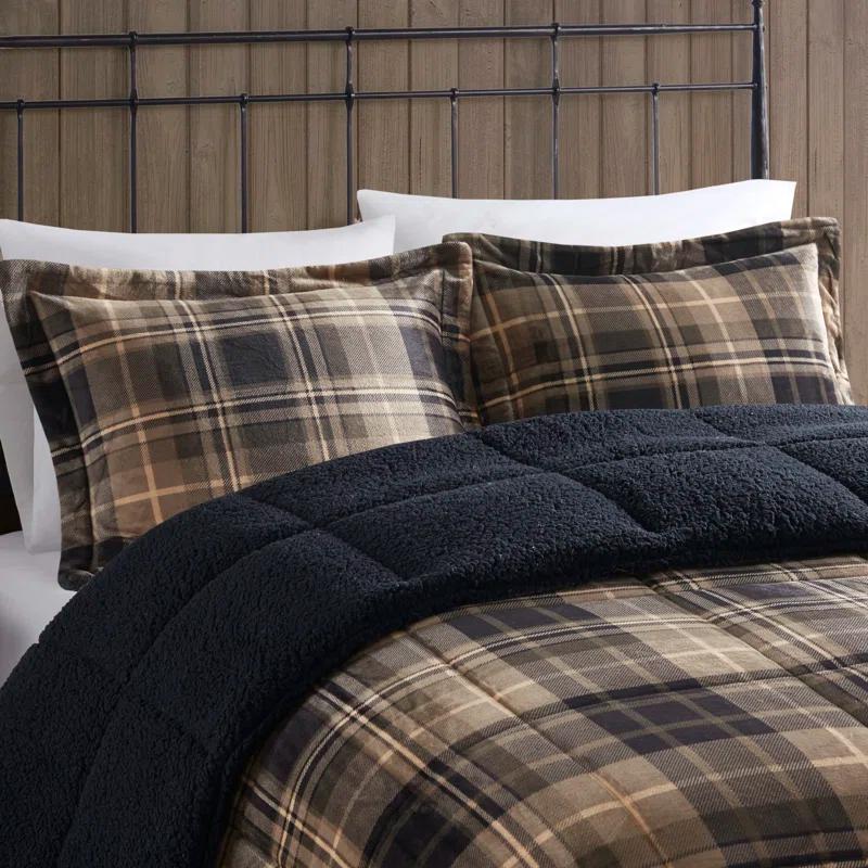 Woolrich Woolrich Alton Plush to Sherpa Down Alternative Comforter Set