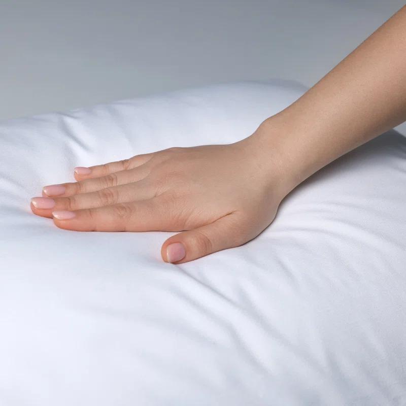 Martex White European Size 26 x 26 inches - Perfect for Bed or Couch - Soft & Durable Decorative