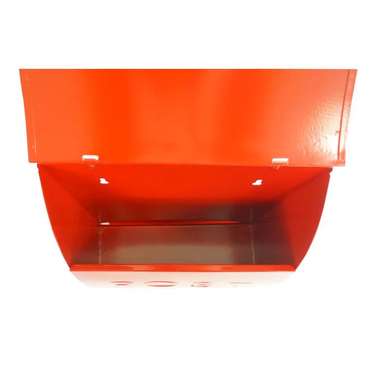 Milano Pointed Post Wall Mounted Mailbox