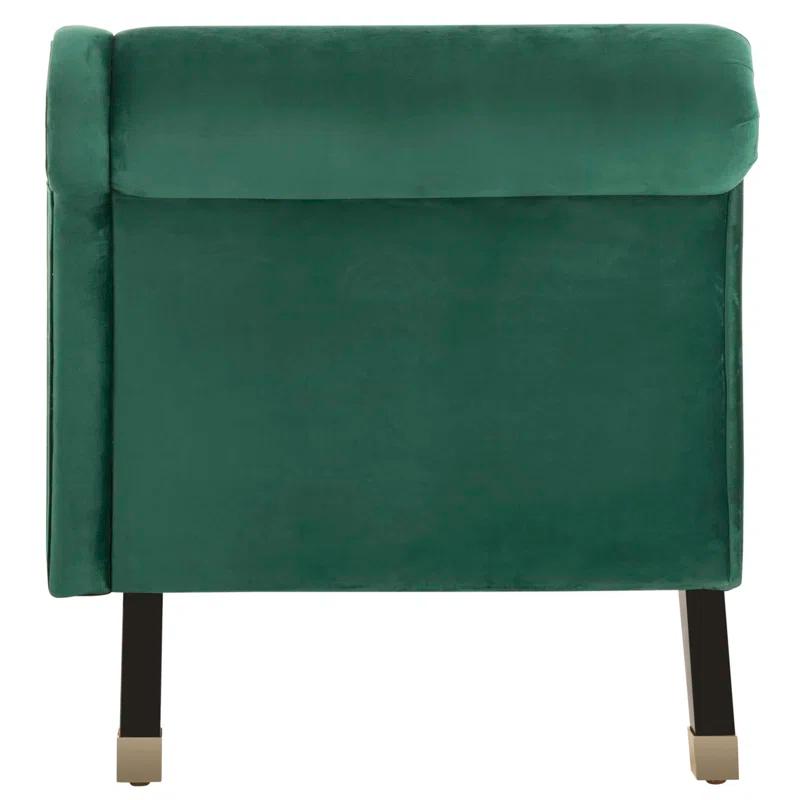 Willa Arlo™ Interiors Schumacher Velvet Chaise Lounge