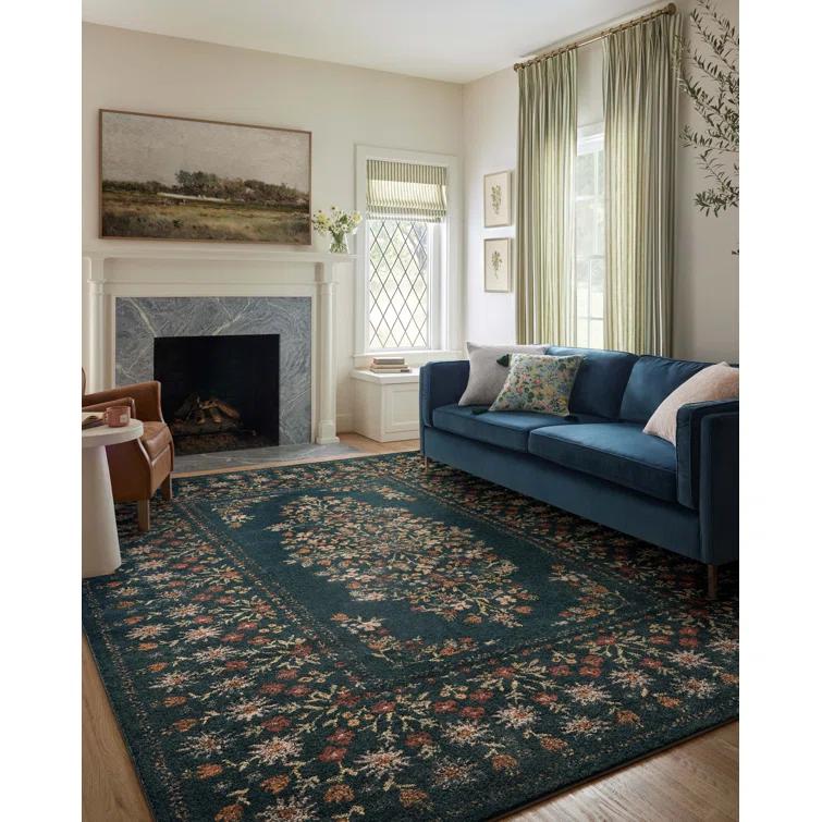 Rifle Paper Co. x Loloi Rifle Paper Co. x Loloi Laurel Navy Area Rug
