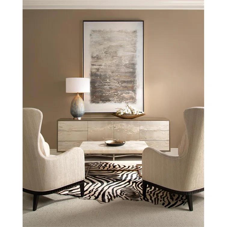 John-Richard Calcite Stone Top Coffee Table