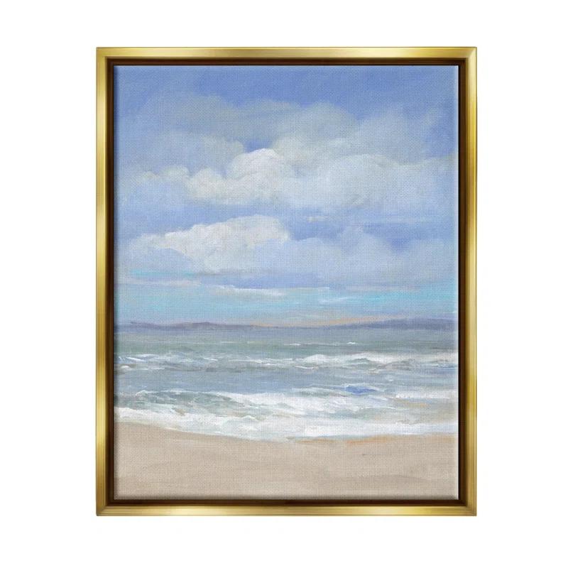 Stupell Industries " Cloudy Ocean Bay Shoreline " by Tim OToole