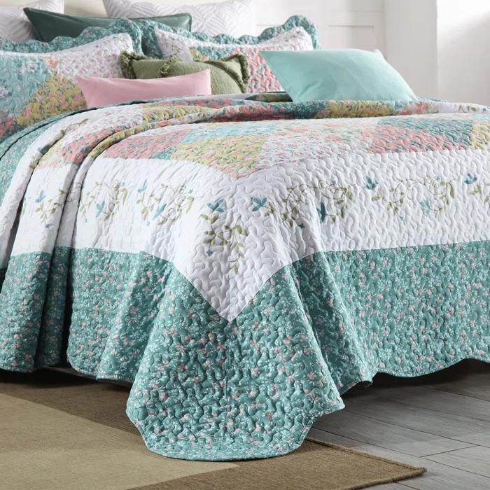 MarCielo BYLily2022 Floral Quilt Set