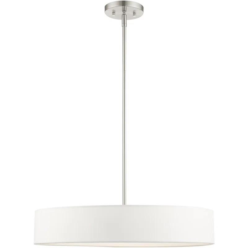 Lighting Lumens 4 - Light Dimmable Drum Chandelier