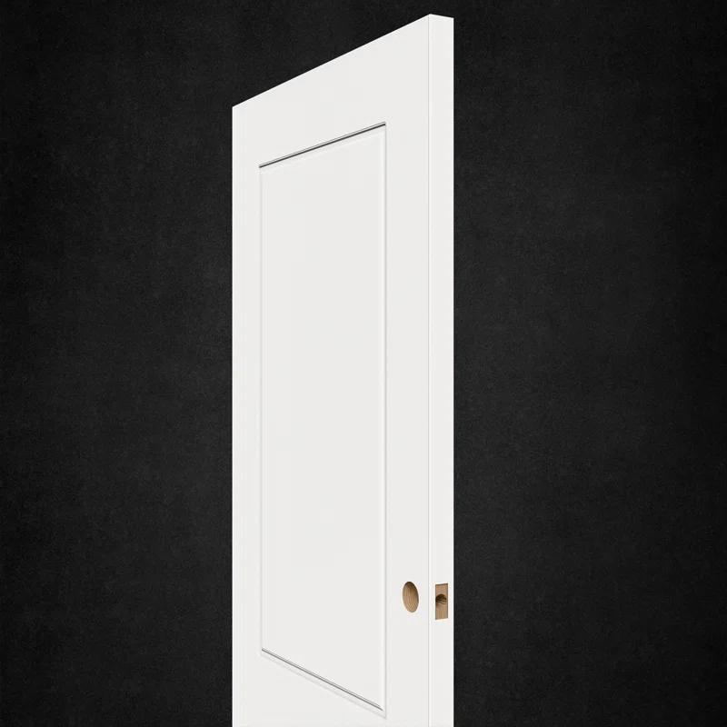 Villar Home Designs Prefinished 2-Panel Cascade White Wood Door Slab With American Standard Lock Precut