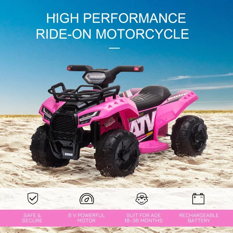 Aosom Aosom 6 Volt 1 Seater All-Terrain Vehicles Battery Powered Ride On