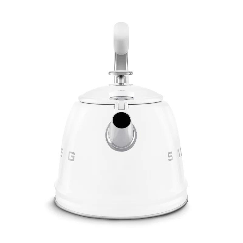 SMEG White Whistling Stovetop Kettle