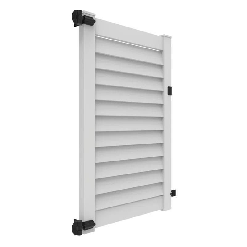 Barrette Outdoor Living Louvered Vinyl Gate