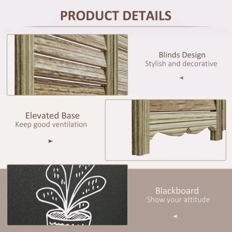 Myhomekeepers HOMCOM 4-Panel Folding Room Divider With Blackboard, 5.5 Ft Tall Freestanding Privacy Screen Panels For Bedroom Or Office