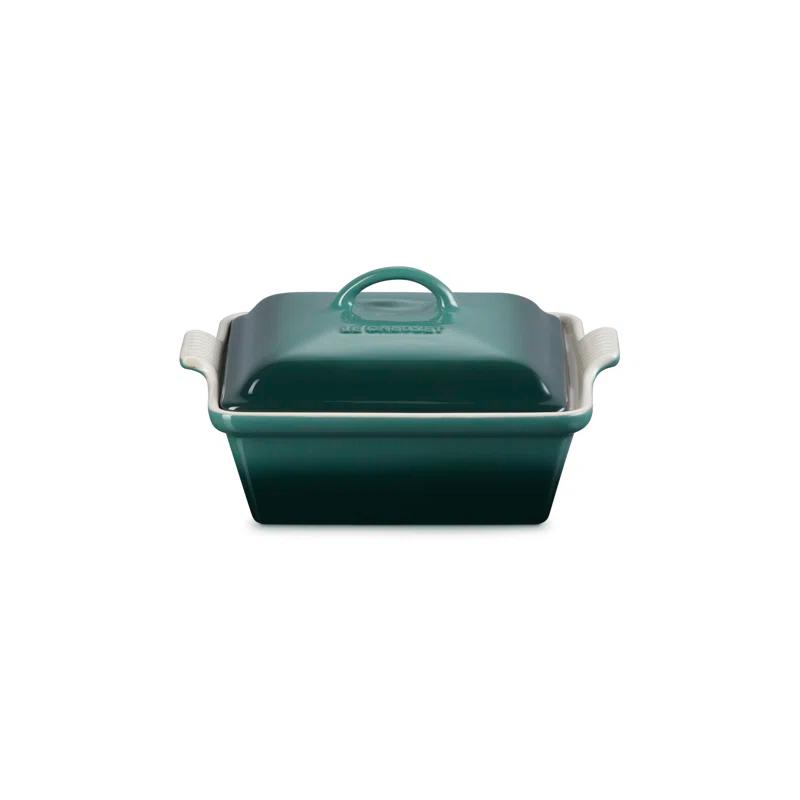Le Creuset Le Creuset Stoneware Heritage Covered Square Casserole, 2.5 Qt. (9")