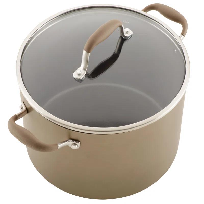 Anolon Anolon Advanced Home Hard Anodized Nonstick Stockpot With Lid, 10 Quart
