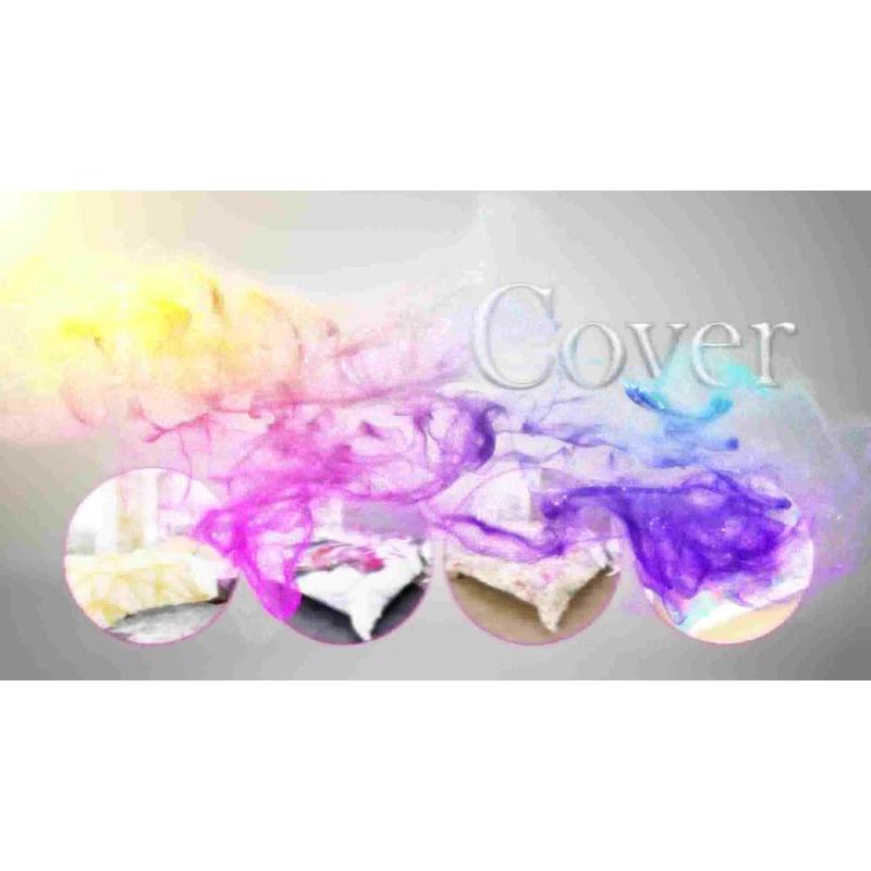 White Twist Watercolor III - Abstract Painting Duvet Cover Set - Microfiber Polyester