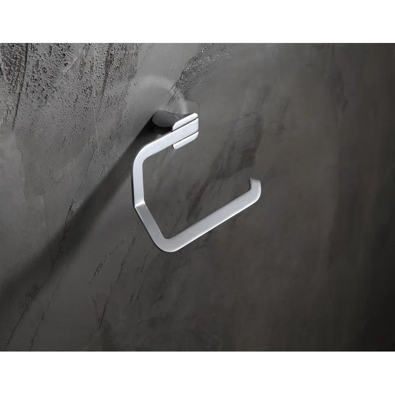 ANZZI AC-AZSET3-CH ANZZI 3-Piece Chrome Bathroom Accessories Set - Hand Towel Holder - Toilet Paper Holder - Towel Holder