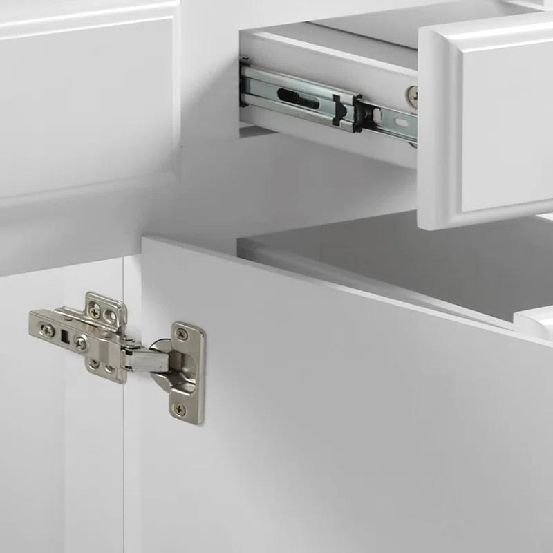 Design House Brookings 60 Inch Bathroom Vanity, Shaker, Solid Wood, Fully Assembled, Sherwin Williams – Design House, 214999