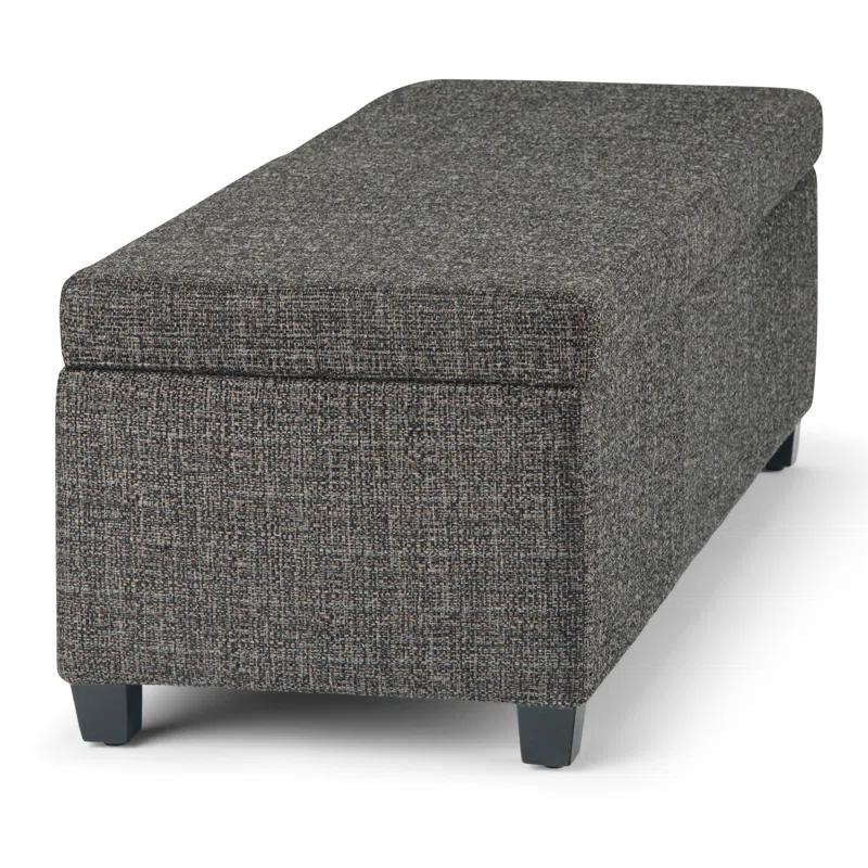 Simpli Home Avalon Storage Ottoman Bench,Assembled