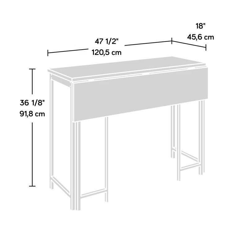 17 Stories Metal Base Dining Table