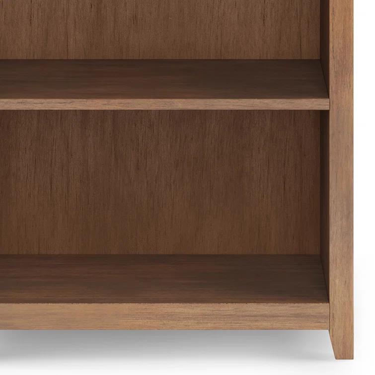 Simpli Home Amherst 30"W Solid Wood 5 Shelf Bookcase with Adjustable Shelves & Reviews | Wayfair
