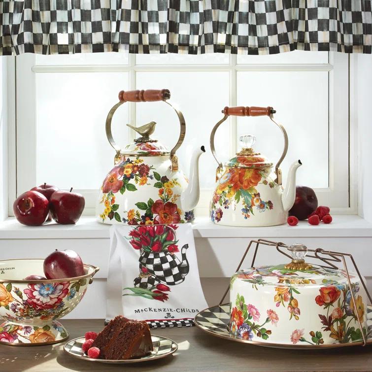 Flower Market 2 Quart Tea Kettle