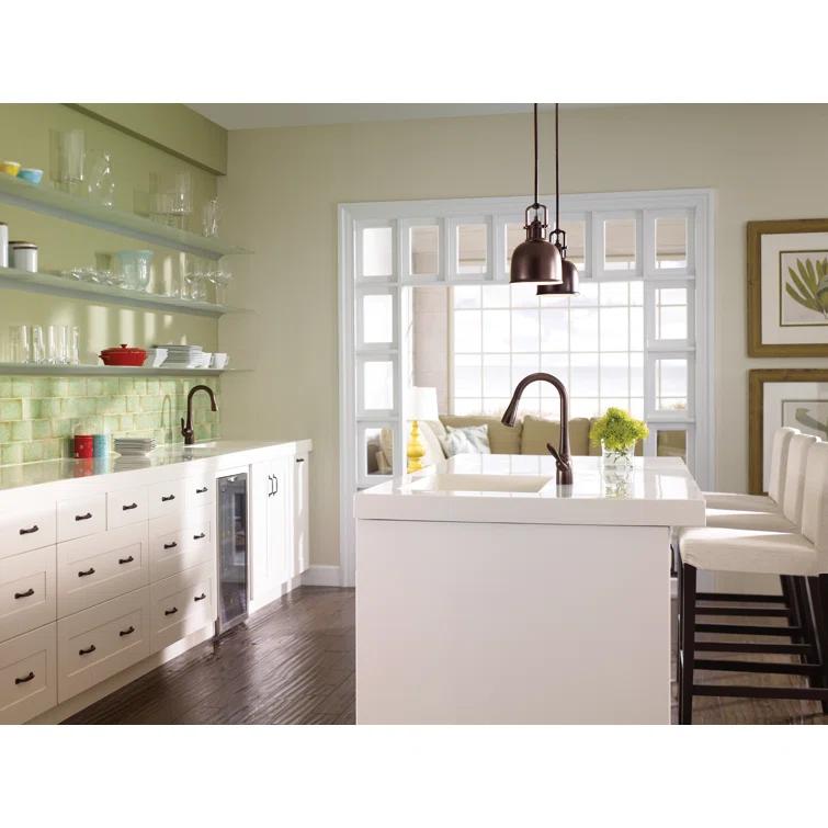 Moen Moen Arbor One Handle High Arc Pulldown Bar Faucet with Reflex Technology 5995ORB