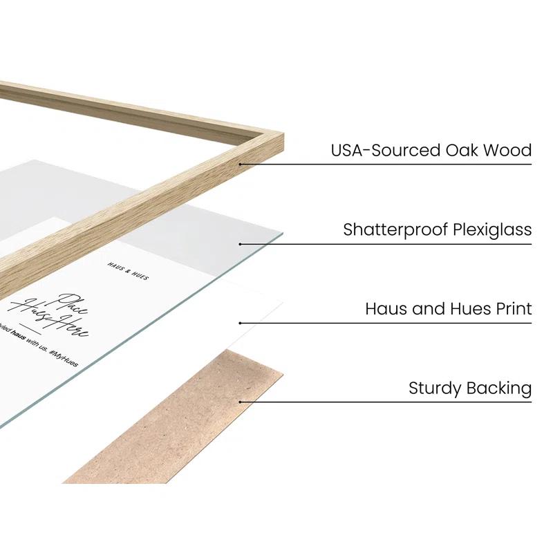 Haus and Hues Wood Matte Picture Frame