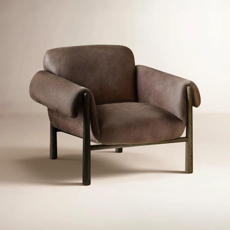 Four Hands Olia Leather Armchair | Perigold