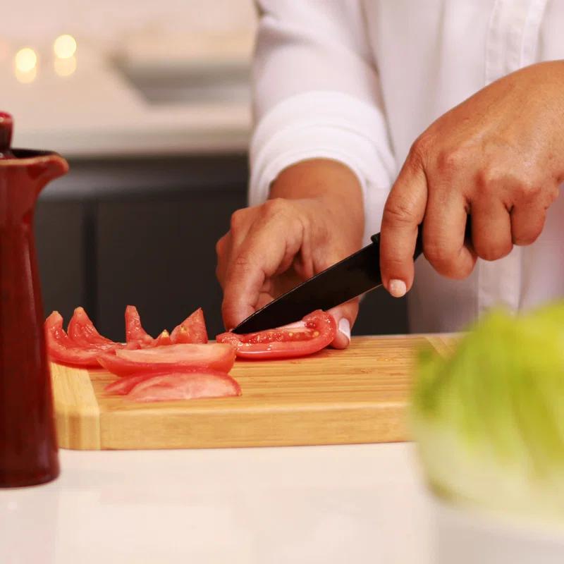 JOYCE CHEN Joyce Chen Large Burnished Bamboo Cutting Board, 10X15-Inch