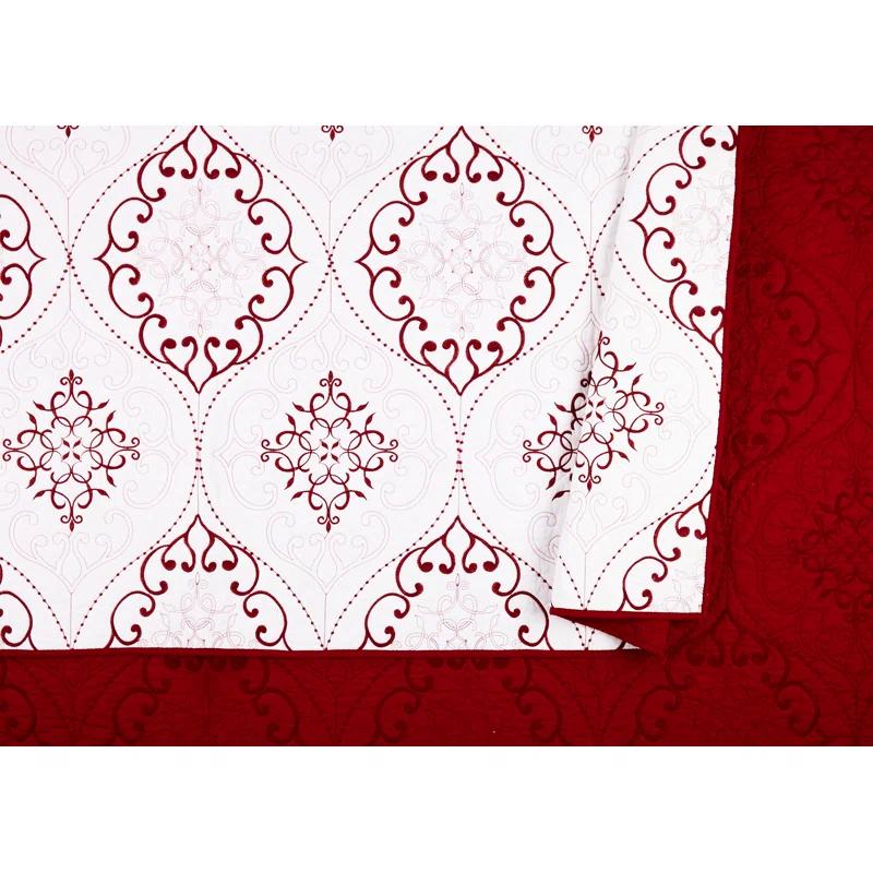 Modern Heirloom Chambers 3-Piece Embroidered Quilt Set