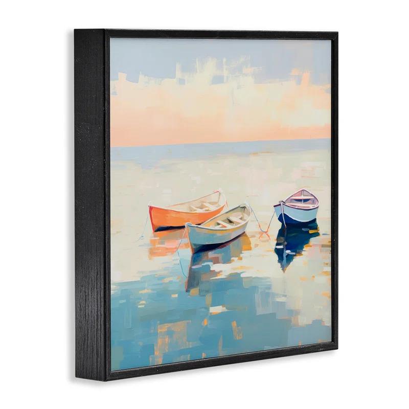 Stupell Industries Soft Pastel Boats Giclee Art by Irena Orlov