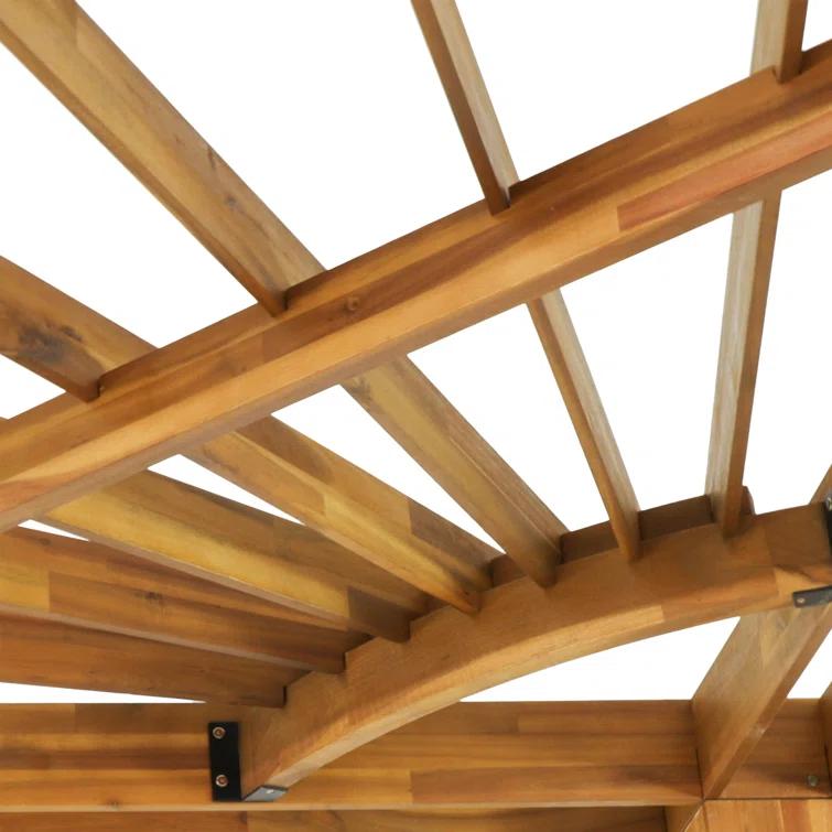 Home Loft Concepts Sonne 13 Ft. W x 9 Ft. D Solid Wood Pergola