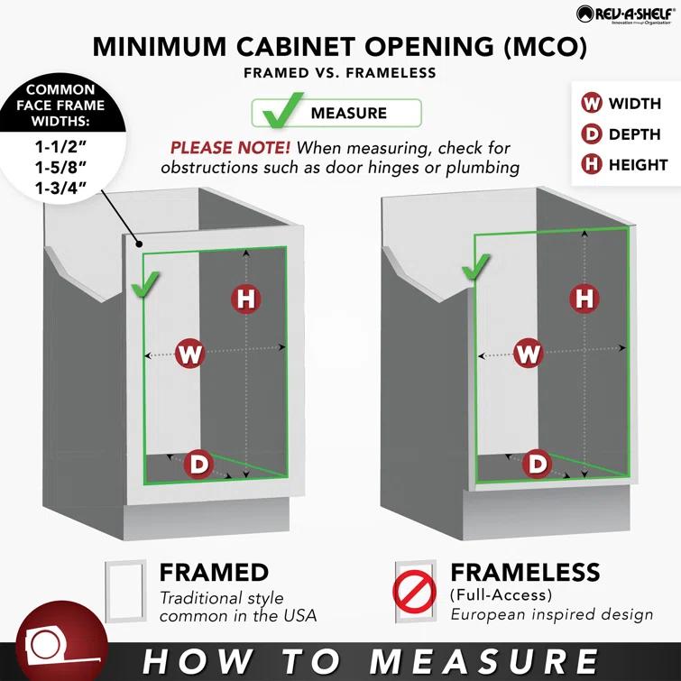 Rev-A-Shelf Rev-A-Shelf Steel Door/Wall Mount Pantry Shelf Organizer