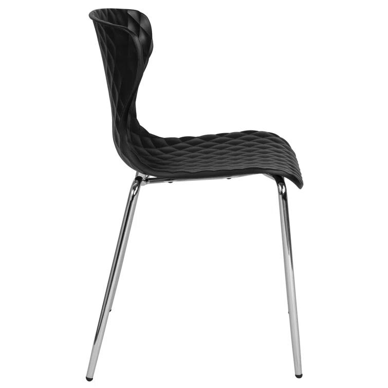 Flash Furniture Lowell Contemporary Design Plastic Stack Chair (Set of 4)