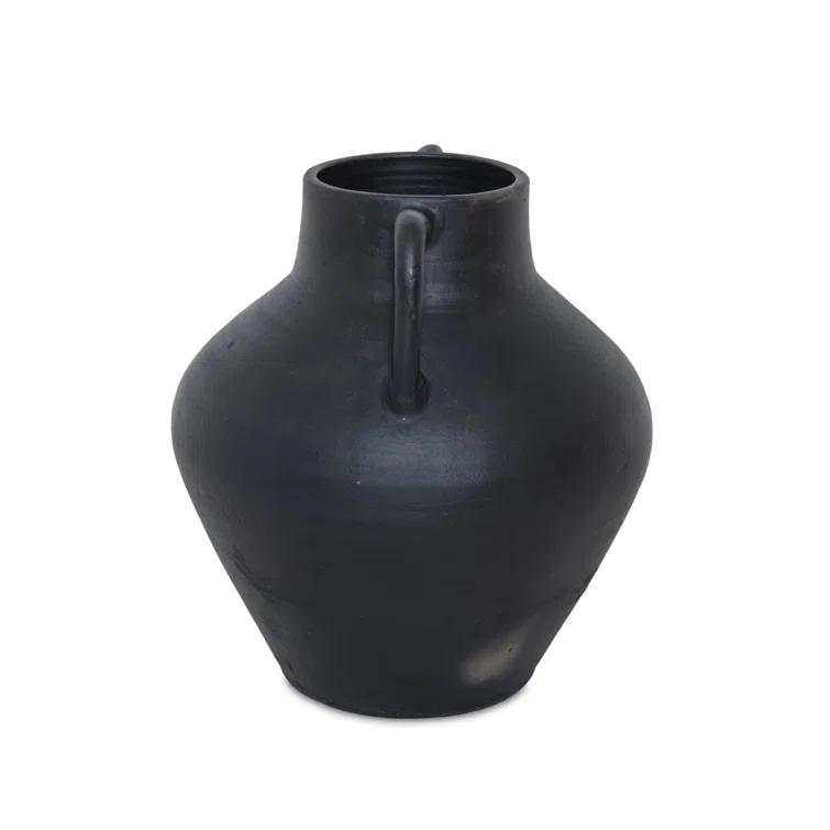 Atrani Vase by Amber Lewis x Four Hands - Black Terracotta