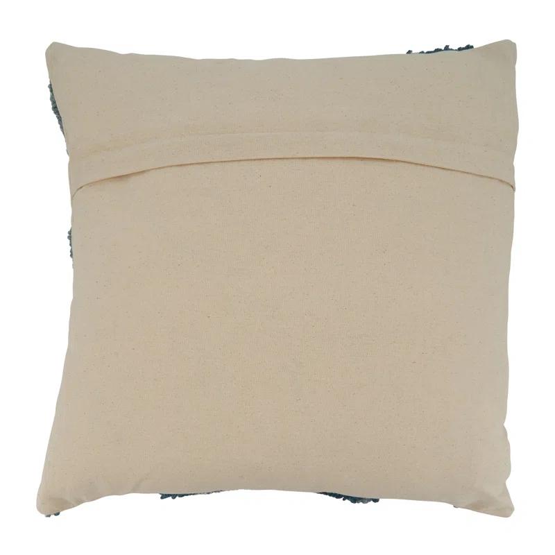 Saro Topography Collection Cotton Throw Pillow