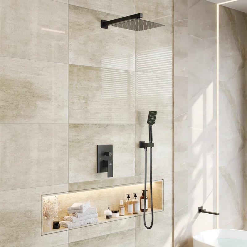 Shower Faucets & Systems All-In-One Kit with Rough in-Valve